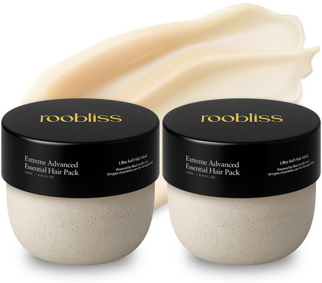 루블리스 극손상 LPP 헤어팩 트리트먼트 단백질 영양팩 정전기 방지, 2개, 250ml