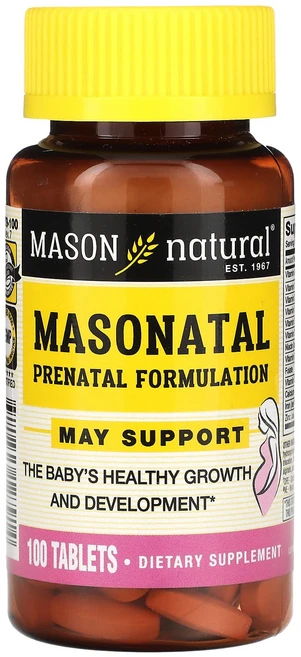 Mason Natural Masonal 프리네이탈 포뮬라 100정, Mason Natural Masonal 프리..., 1개 - 쿠팡