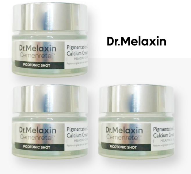 닥터 멜락신 시멘리트 피코토닉샷 착색 미백 크림, 25g, 3개