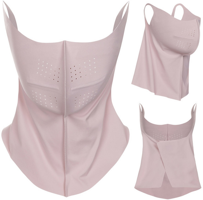 엘라운지 자외선 차단 쿨링 새부리형 스포츠 마스크, 핑크, 1개