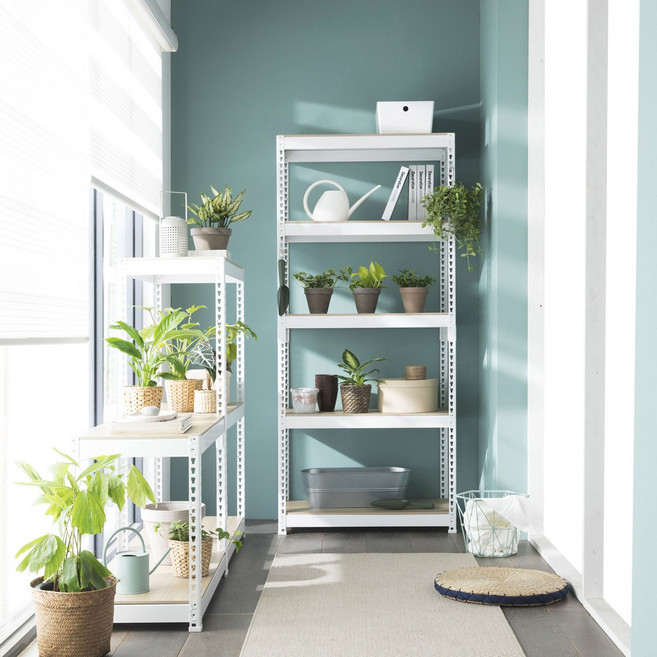 스피드랙 조립식 철제 선반 가로900mm, 900x400, 1200_4단, 블랙, 1개