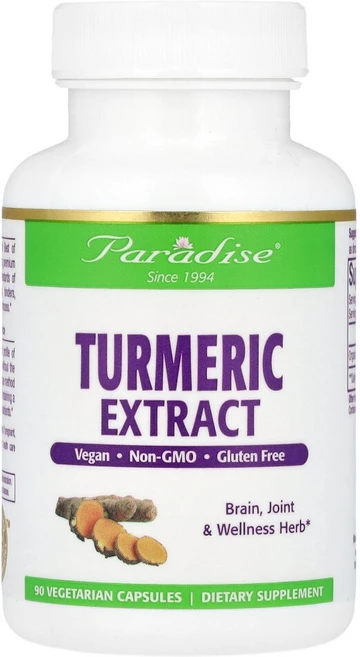 파라다이스허브 터메릭 튜메릭 90캡슐 투메릭 강황추출물 Tumeric, 1개, 90정 - 쿠팡