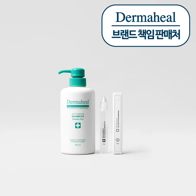 [GIFT] 헤어 컨디셔닝 샴푸 리프레시 500ml + 세럼 15ml, 1세트 - 쿠팡