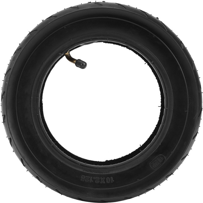 전기 스쿠터 타이어 10x2.125 전기 스쿠터 밸런싱 차를위한 스쿠터 내부 튜브가있는 타이어 10 인치 내부 외부 타이어, 검은색