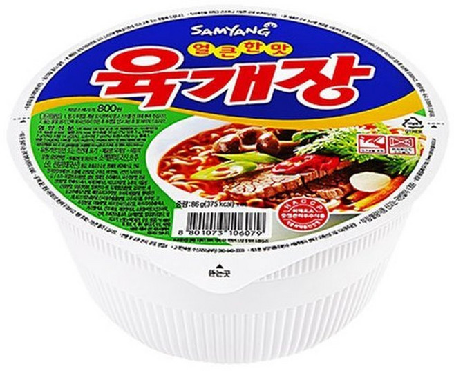 소컵라면 삼양 육개장 86g 24개