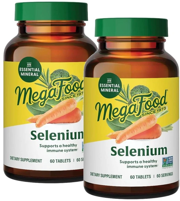 메가푸드 셀레늄 MegaFood Selenium Vegan, 2개, 60정 - 쿠팡