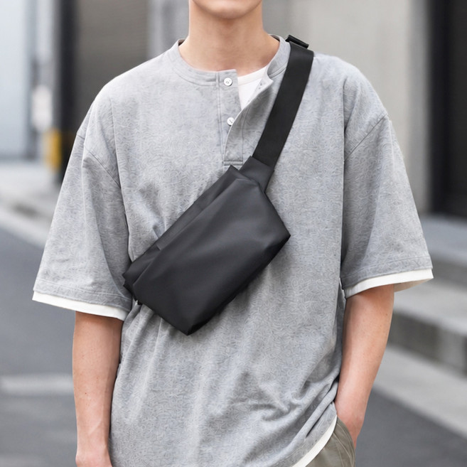 마테마틱 타오 M15 힙색 슬링백 미니백 블랙