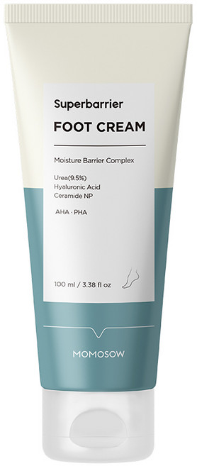 모모쏘우 슈퍼배리어 풋크림 / 발각질제거 우레아 9.5% 세라마이드, 1개, 100ml, 1개입
