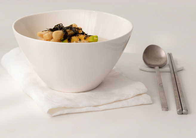 쓰임 라피네 면기, 화이트, 4개