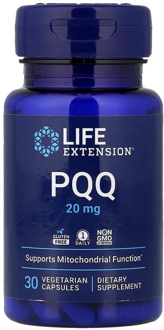 라이프익스텐션 PQQ 퀴논 20mg 30캡슐, LEX16473, 1개, 30정 - 쿠팡