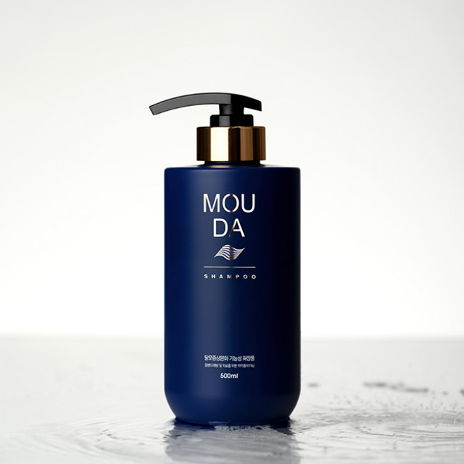 씨엠케어 모으다 탈모 증상 완화 기능성 샴푸 두피케어 올인원 패키지 (+브러쉬+마사지+쿨링팩), 500ml, 1개