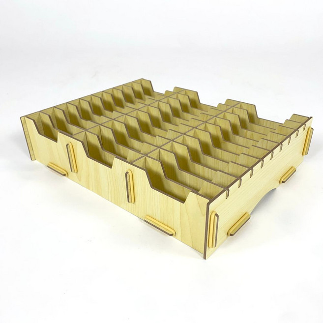 올지 30 명함보관함 쿠폰 카드 꽂이 수납함, 베이지, 1개