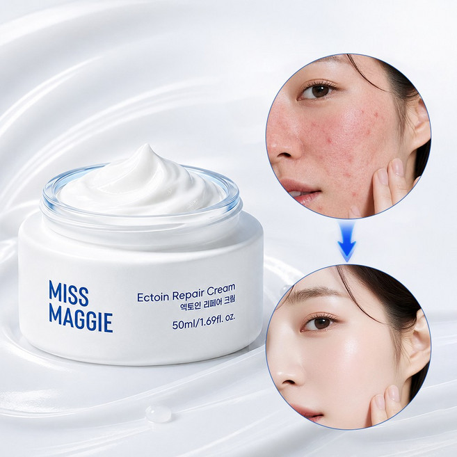 미스매기 수분 크림 판테놀 시카 장벽 강화 민감성 피부 진정 재생 크림, 1개, 50ml