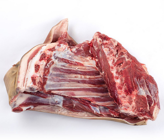 청원염소농장 국내산 흑염소고기 염소고기 지육 (고기+뼈+껍데기), 1개, 앞다리2kg