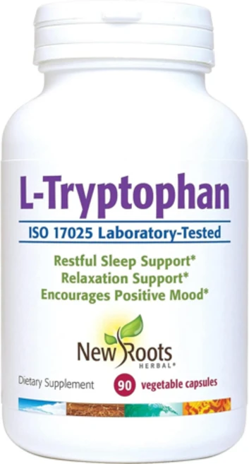뉴루츠허벌 L트립토판 220mg 90베지캡슐 성인용수면보조제NEW ROOTS HERBAL, 1개, 90정 - 쿠팡