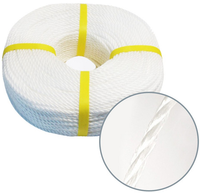 신우 국산 PP로프 4mm x 125M 빨래줄 현수막 레져용 캠핑용, 1개