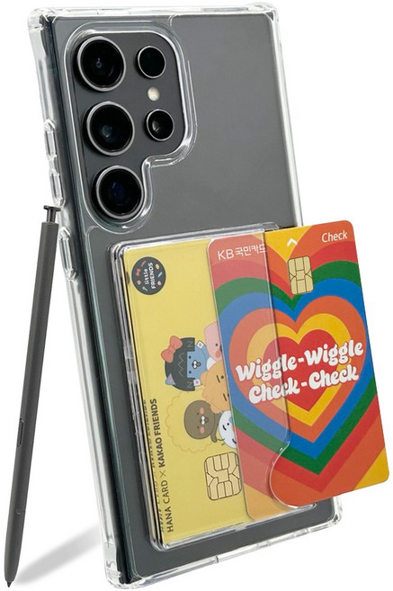 갤럭시 호환 S24 울트라 플러스 웨이비홀 사이드 카드수납 범퍼 케이스