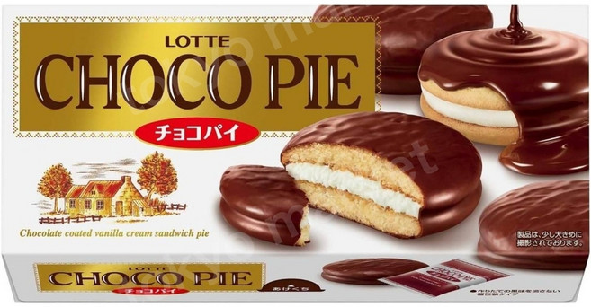 일본 롯데 초코파이 크림샌드 케이크 (6개입), 1개