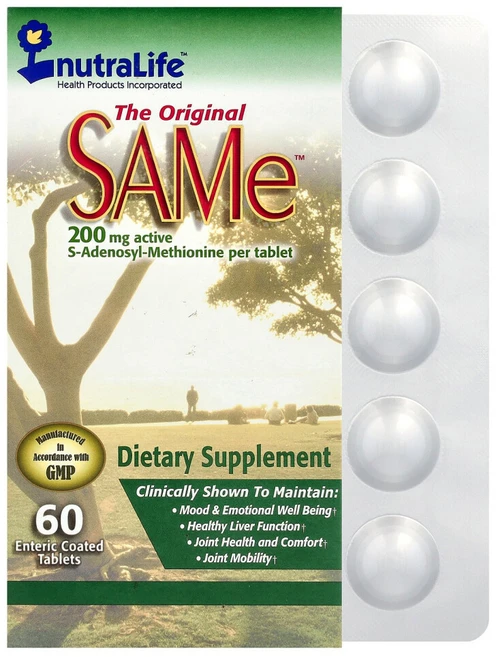 뉴트라라이프 Original SAMe™ 400mg 장용성 정제 60정(정당 200mg), 1개, 60정 - 쿠팡