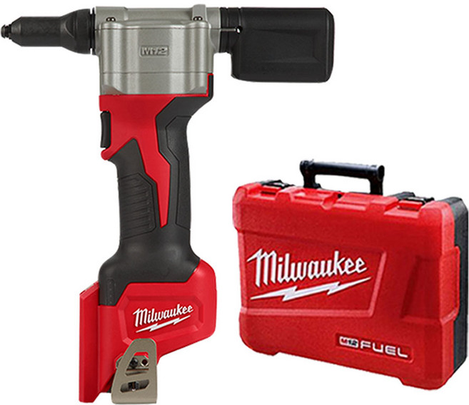 [밀워키] 충전 리벳건 베어툴 M12 BPRT-0C 베어툴 케이스 포함, 1개