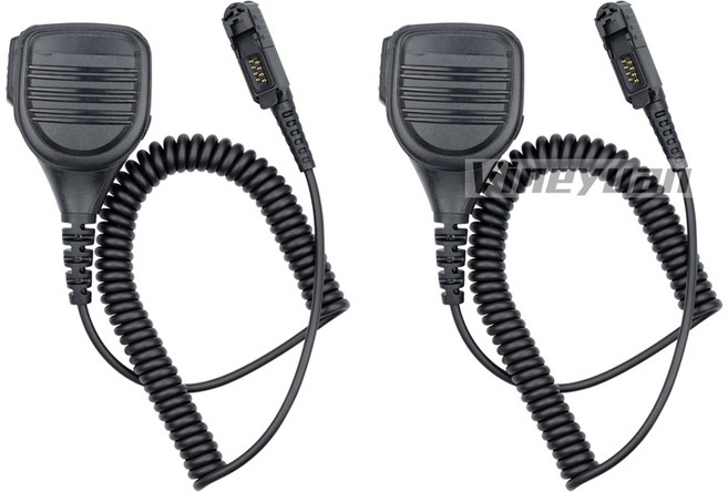 PMNN4076A 어깨 휴대용 스피커 방수 PTT 마이크 모토로라 MTP3150 XiRP6600i DEP550 라디오용, 02 2PCS