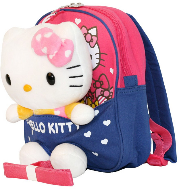 헬로키티 인형 탈부착 미아 방지 배낭 KTY-XB22N