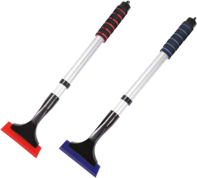 고샤인 차량용 길이조절 프리미엄 성에제거기 눈 브러시, 2개