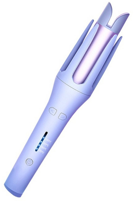 일체형 고데기 전자동 고데기 32mm 웨이브 음이온 헤어 볼륨 고데기, 1개, 퍼플