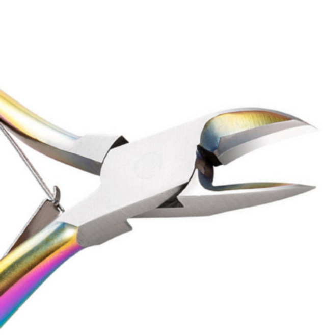 레드에셋 내성발톱깍기 자가관리 내성발톱 네일 니퍼, 로즈골드, 1개