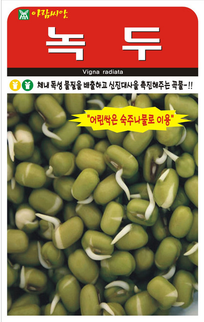 아람종묘 녹두 씨앗, 2개
