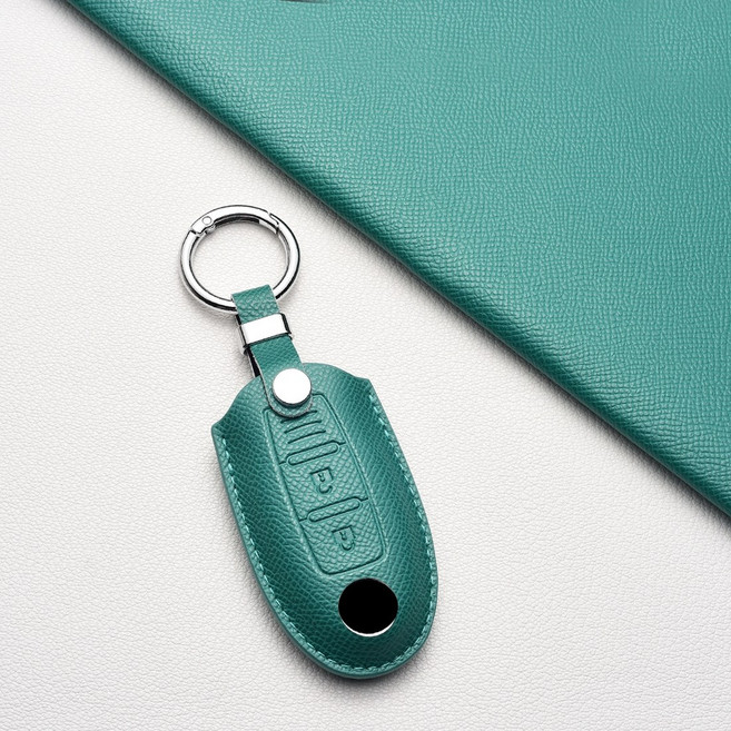 닛산/인피니티 키케이스 방스크래치 내마모성 주크/큐브/멕시마 등 전차종 + Q시리즈 (Q30 Q50 QX60 Q70) 호환, 닛산/인피니티 A3타입(3버튼), 그린