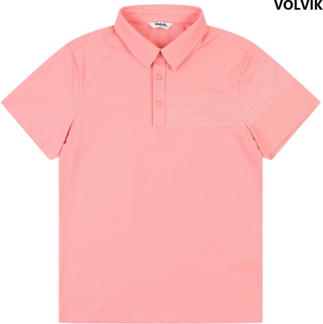 볼빅 남성 골프 도트 프린트 포인트 반팔티셔츠 VMTSO401_CO