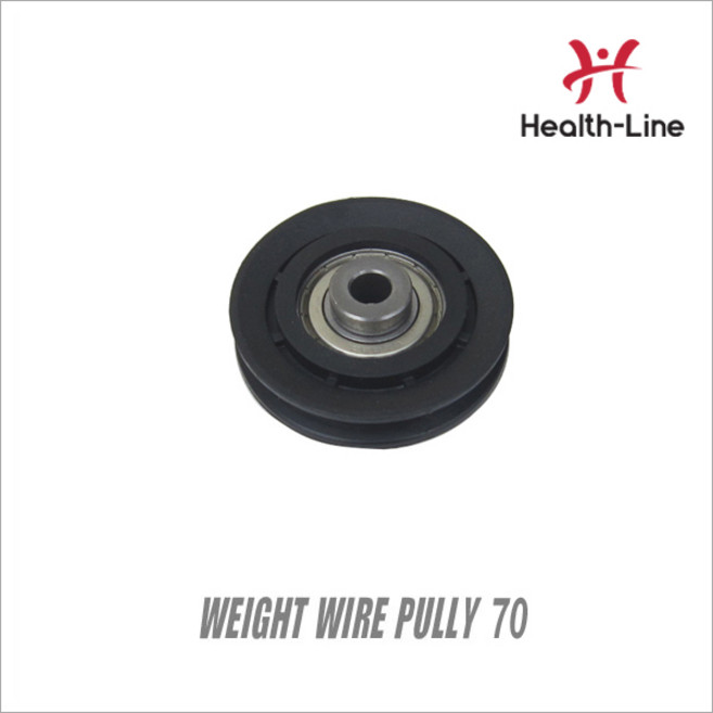 헬스라인 웨이트기구 와이어 풀리 70mm 헬스기구수리용 와이어 롤러용품 부품, 1개