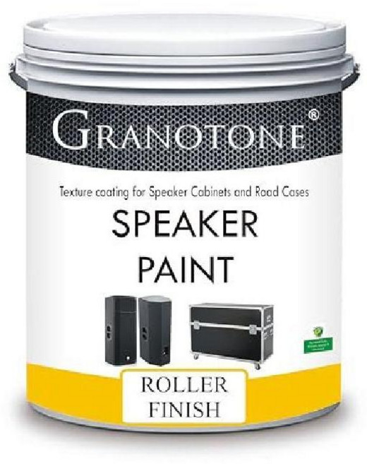 GRANOTONE 스피커 페인트 블랙 1쿼트, 1개