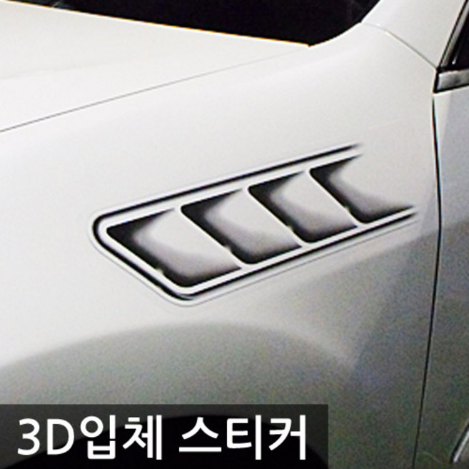 3D 입체 스티커 / 자동차 오토바이 스티커, 1개