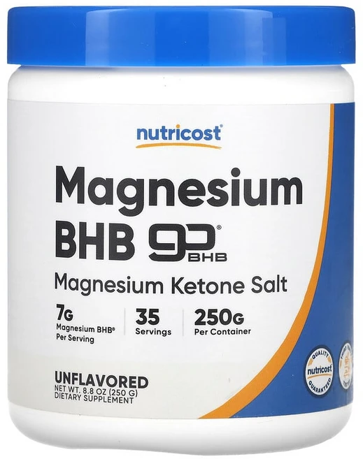 Nutricost 마그네슘 BHB goBHB® 무맛 250g(8.8oz) Nutricost (뉴트리코스트), 1개, 250g - 쿠팡