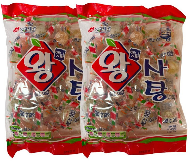 아리랑 옛날 왕사탕 650g, 2개