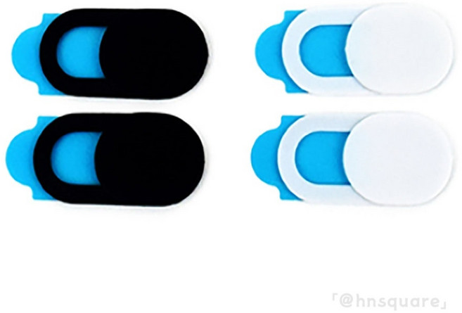 카메라 렌즈 가리개 2P 노트북, 화이트