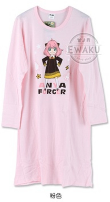 衣襪酷 間諜家家酒 SPYxFAMILY 安妮亞兒童長袖連身裙 - 台灣製家居睡衣