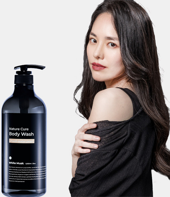 네이쳐큐어 바디워시 1000ml/대용량 화이트머스크 체리블라썸, 1개, 1L