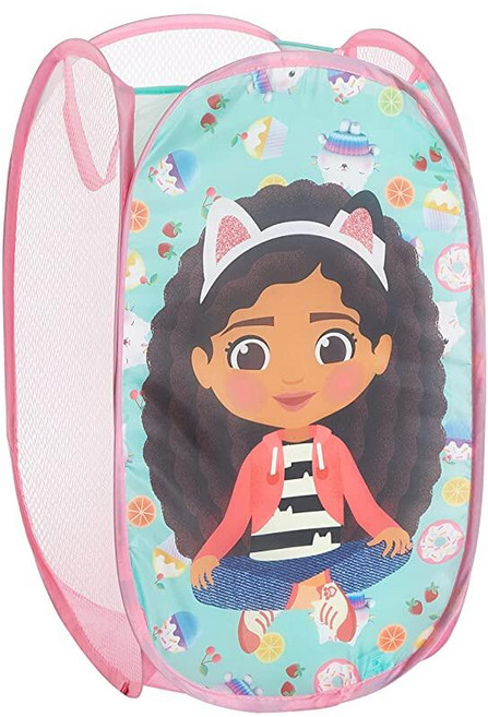 Idea Nuova Gabby's Dollhouse 팝업 바구니 내구성 있는 운반 손잡이 높이 53.3cm(21인치) x 너비 34.9cm(13.5인치) 길이 34.9cm(, Idea Nuova Gabby's Dollhouse 팝