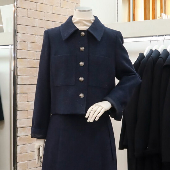 [JJ지고트]울 패치 포켓 크롭 재킷 GNBA0JKR4_ 3117380