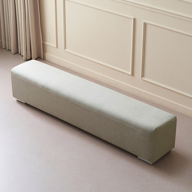 [추가즉시할인] 애플 벤치소파의자 싱글 2000 (병원 카페 대기실 업소용쇼파), 싱글 2000 라이트그레이