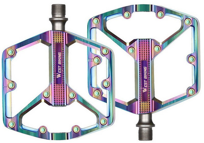 시그니처베이지 3베어링 자전거 페달 YPZ109, 1개, 멀티컬러