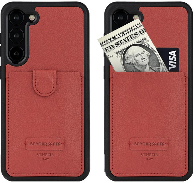 비유어산타 간편한 카드수납 이태리 원단 갤럭시 S23 울트라 s23 플러스 리얼세이프 베네치아