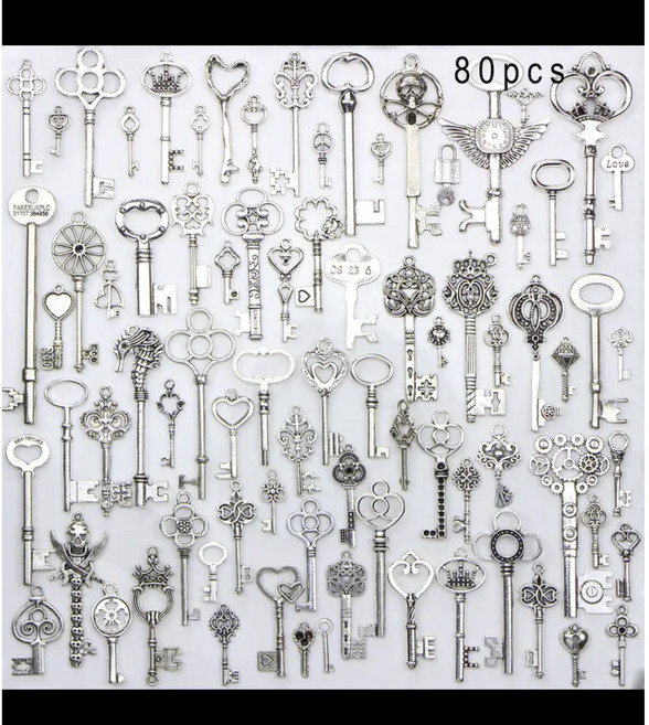 혼합 열쇠 key 펜던트 시리즈 Diy 쥬얼리 펜던트 레트로 합금 앵커 방향타 나침반 선박 휠 보석 만들기위한 해상 스타일 펜던트세트