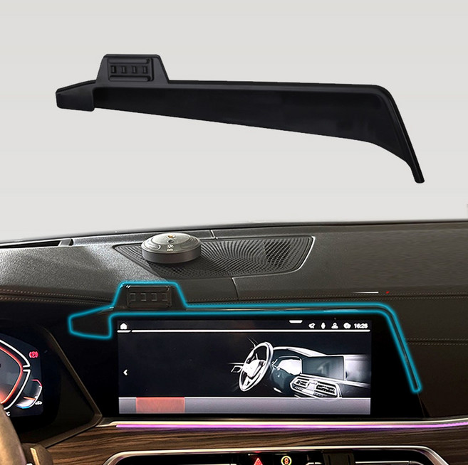 벤비아믹스 X5 X6 X7 휴대폰 거치대 마운트 G05 G06 G07 F15 F16 네비게이션 일체형 볼마운트 00827, 2번 X5 X6 X7 12.3 인치용, 1개