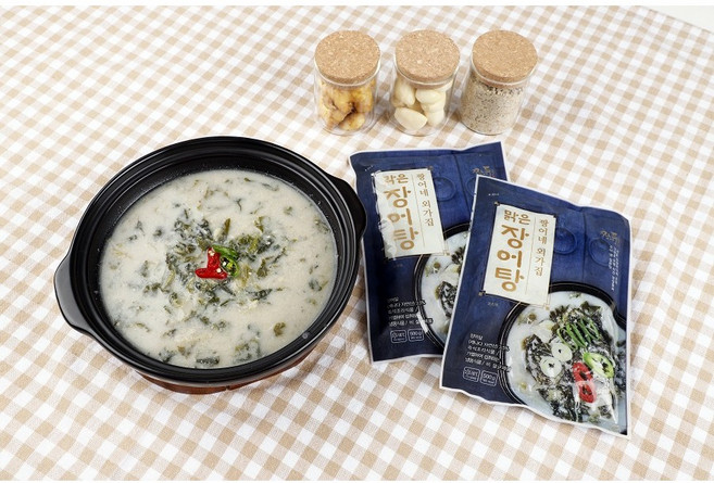 [짱어둥둥] 국내산 민물장어 우거지 맑은장어탕 500g (HACCP 인증), 5개