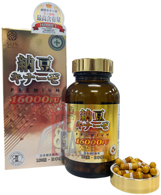 일본 스타일재팬 프리미엄 나토키나제 낫또키나제 낫토키나제 16000FU 180정, 1개