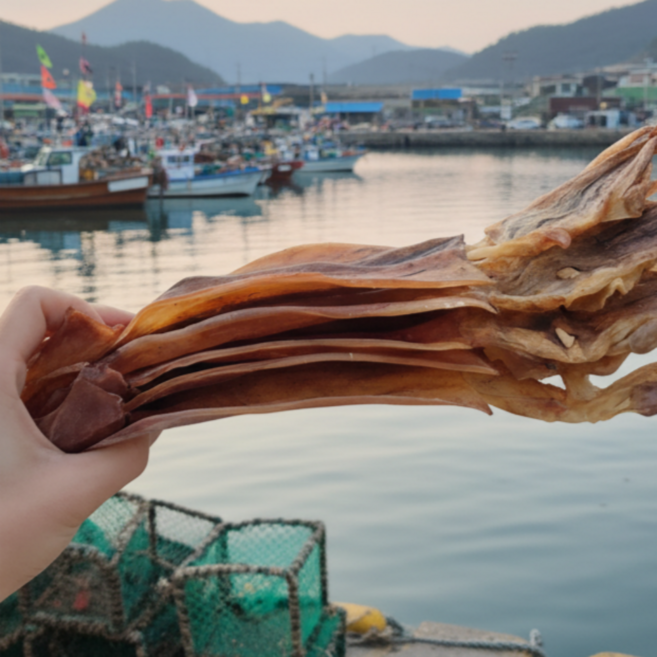 마른 오징어 동해안 해풍건조 마른오징어, 1개, 400g (10미)